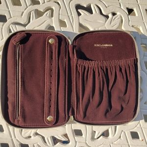 Dolce and Gabbana velvet jewelry keeper.